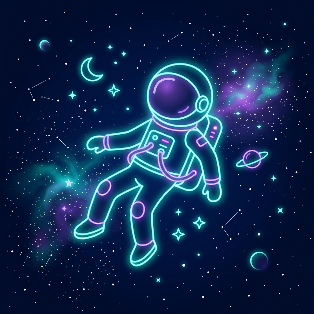 Astronaut Maskot